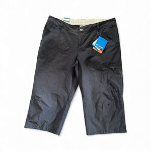 Columbia women’s dark gray cropped pants sz 12 nwt, 019